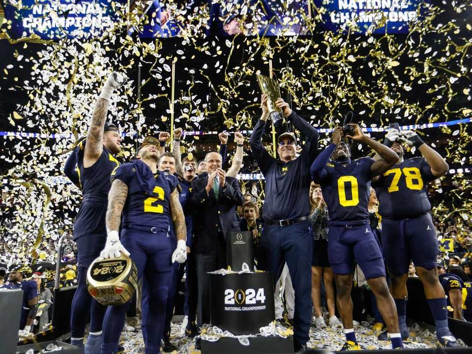 College Football Fans Dazzled By Michigan Wolverines National