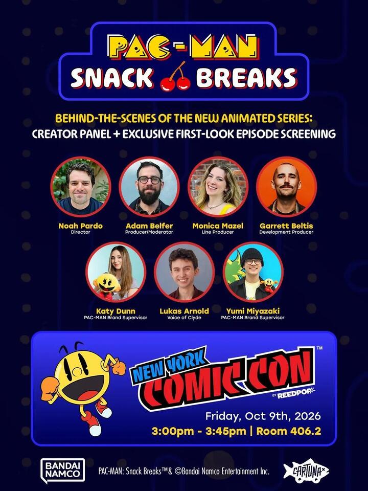 Bandai Namco New York Comic Con 2026 Activation Bringing PAC-MAN “Snack ...