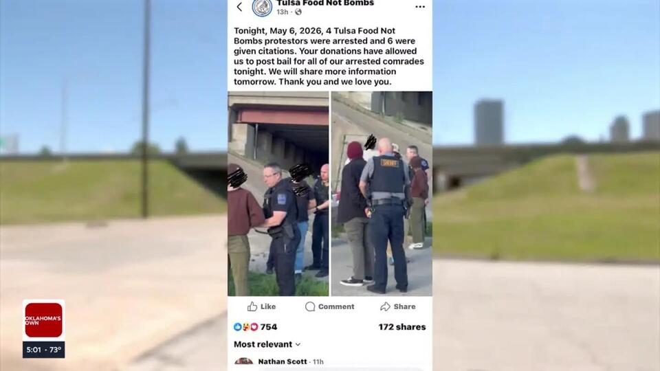Tulsa Police arrest 4 people for obstruction during homeless outreach ...