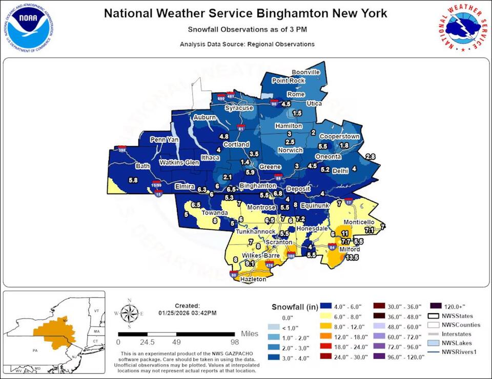 Early snowfall totals: Who is seeing the most snow in and around ...