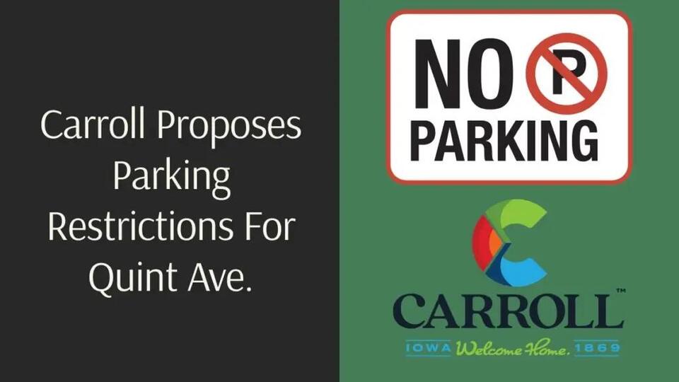 Carroll City Council Approves First Reading Of Proposed Parking Restrictions Near Minchen Park