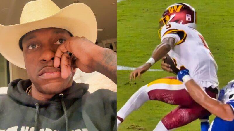 RG3's Reaction To Gruesome Jayden Daniels Injury Goes Viral, And The Look  On His Face Says It All [VIDEO] - NewsBreak