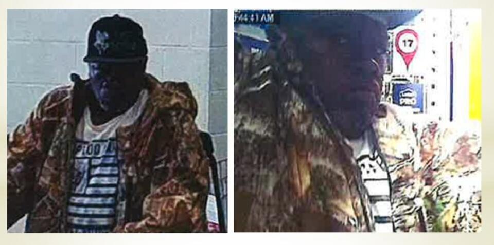 Police Release Photos Of Suspect In Camo Outfit Linked To Felony Theft ...