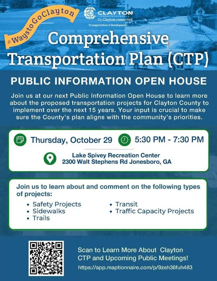 📅 Oct. 29: Public input open house on Clayton transportation - NewsBreak