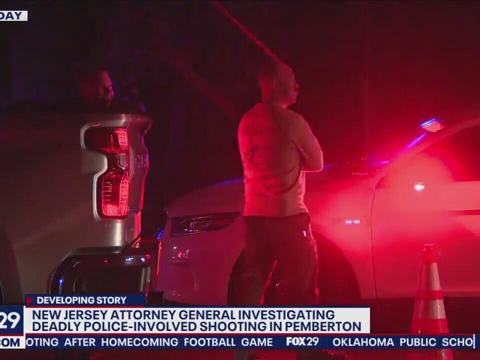 NJ Attorney General investigating deadly policeinvolved shooting in Pemberton