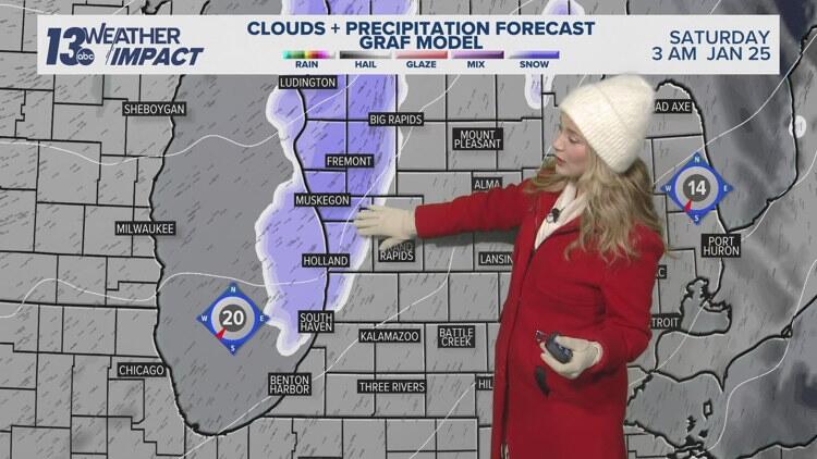 13 ON YOUR SIDE Forecast: Quiet Friday, Minor Snowfall This Weekend ...