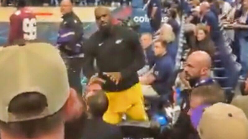 Angry LeBron James Confronts Trash-Talking “Kid” In The Stands During ...
