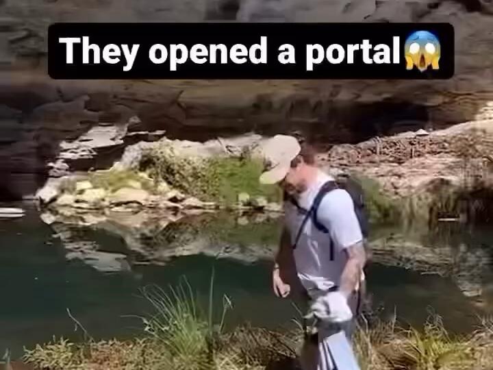 Local hikers open a portal