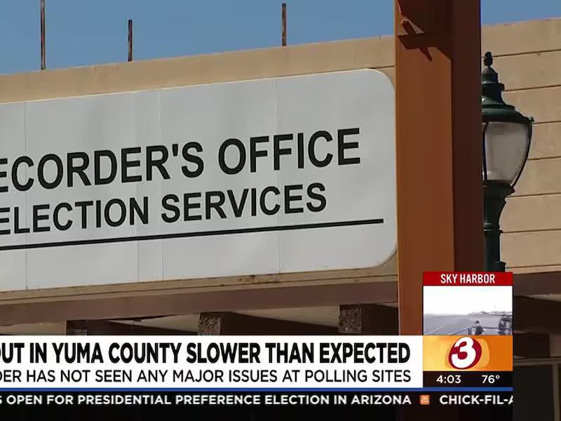 Voter turnout in Yuma County slower than expected