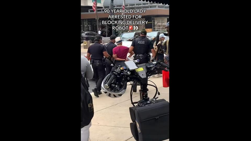 Woman arrested after standoff with Uber Eats robot - NewsBreak