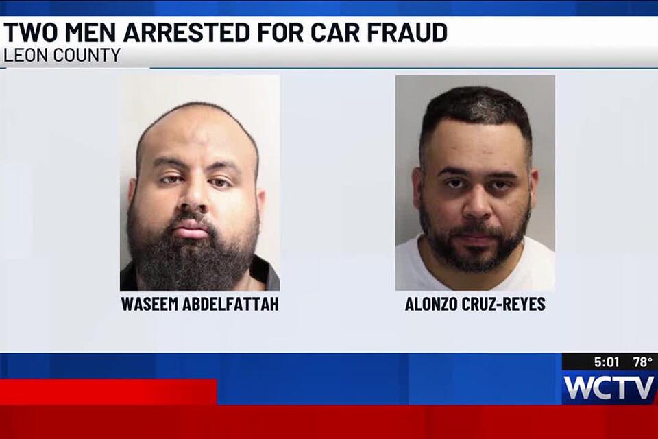 Two men arrested after I-10 traffic stop in Leon County uncovers stolen ...
