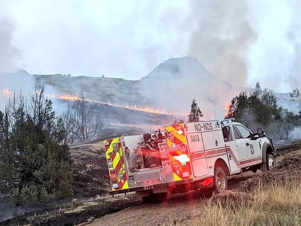 NDSU-North Dakota Forest Service responds to statewide fire emergency ...