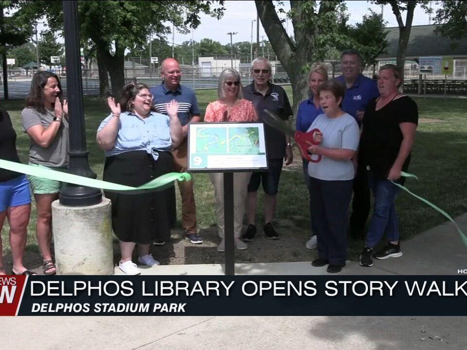 Delphos Public Library opens a new interactive story walk at Stadium Park