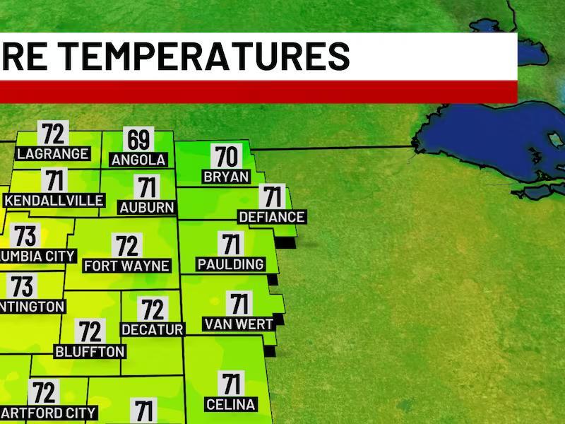 First Alert Forecast: Unseasonably warm weather to start the week