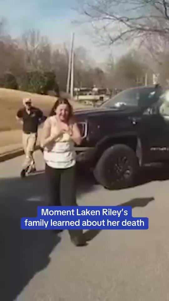 Bodycam footage of Laken Riley's family learning about her death was ...