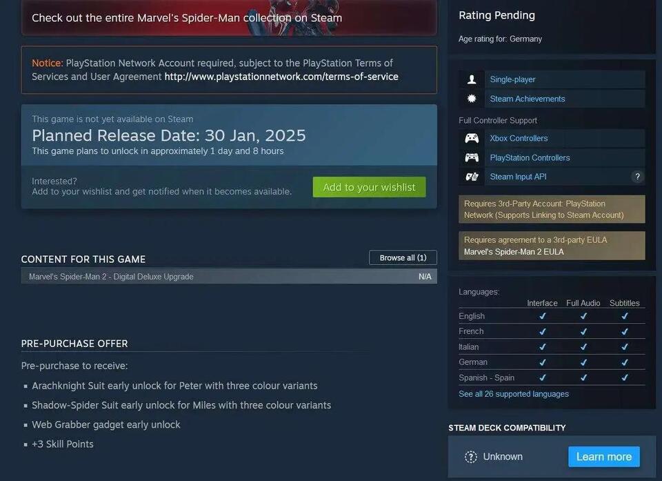 Sony Interactive Entertainment’s Handling Of Spider-Man 2 PC Release ...