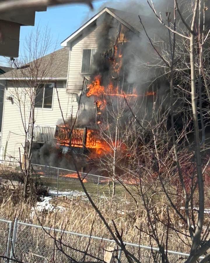 Fire damages home on 151st Street N in Hugo - NewsBreak