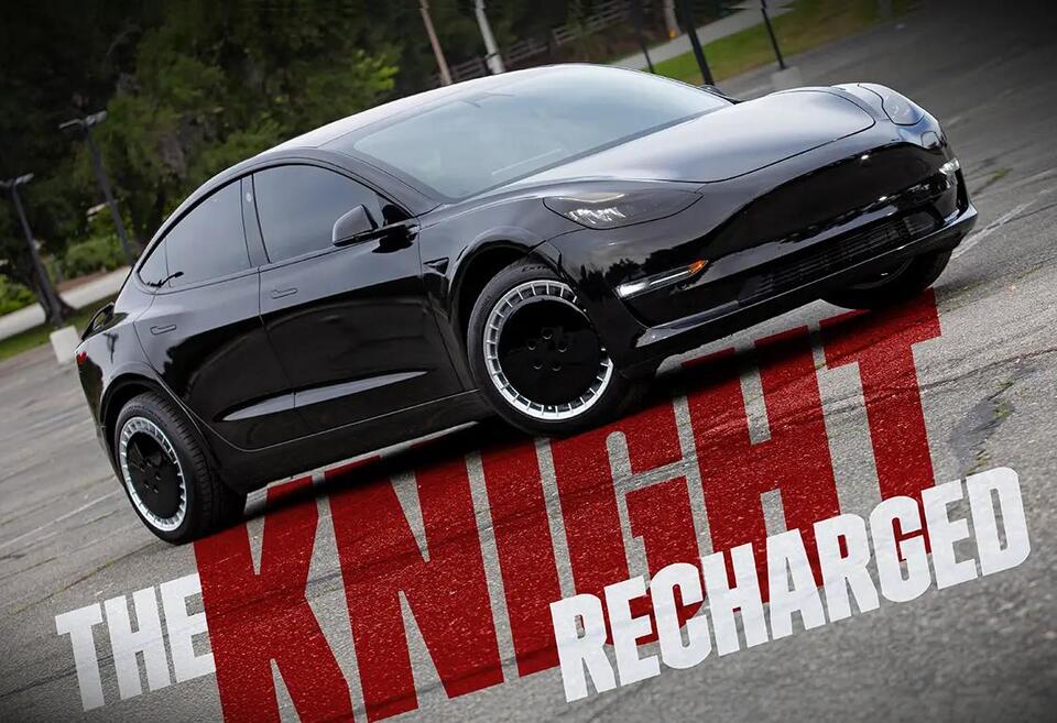 Knight Rider, Recharged: Tesla Model 3 Becomes KITT - NewsBreak