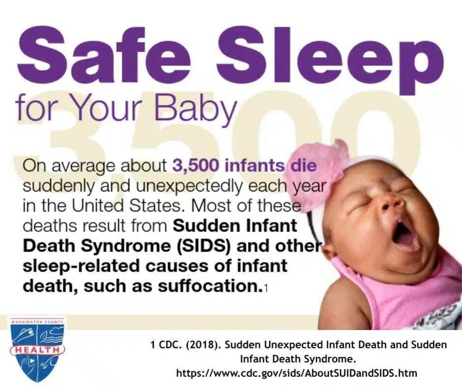 Washington County Health Shares Infant Safe Sleep Guidance - NewsBreak