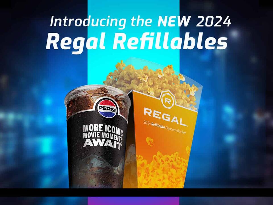Enjoy cheap popcorn and soft drinks all year long in 2024 at Regal Cinemas