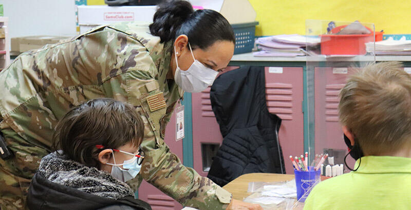 More Than 70 NM National Guard Members Step in as Classroom Subs ...