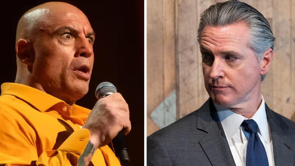 Gavin Newsom Skewers ‘Chicken’ Joe Rogan With New Diss - NewsBreak