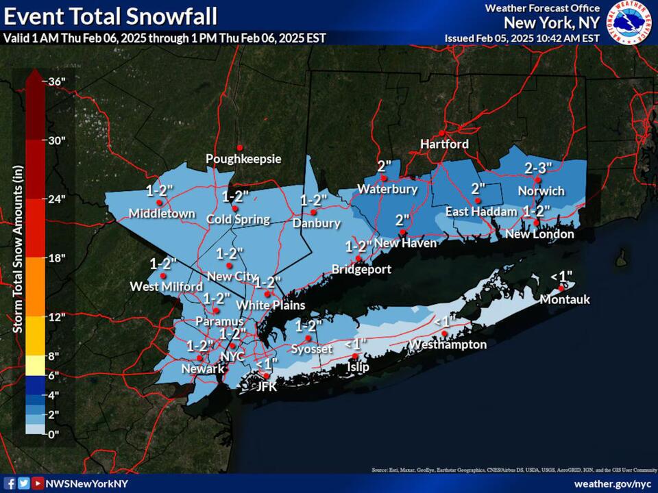NYC weather: Here’s timeline for winter storm set to bring snow, sleet ...
