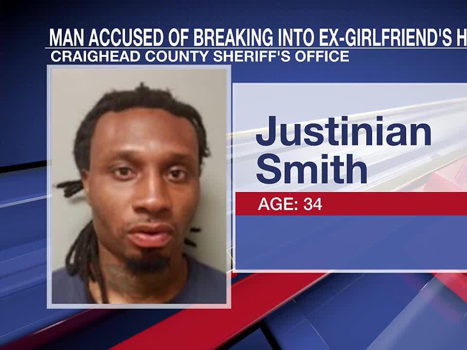 Man accused of breaking into ex-girlfriend’s home