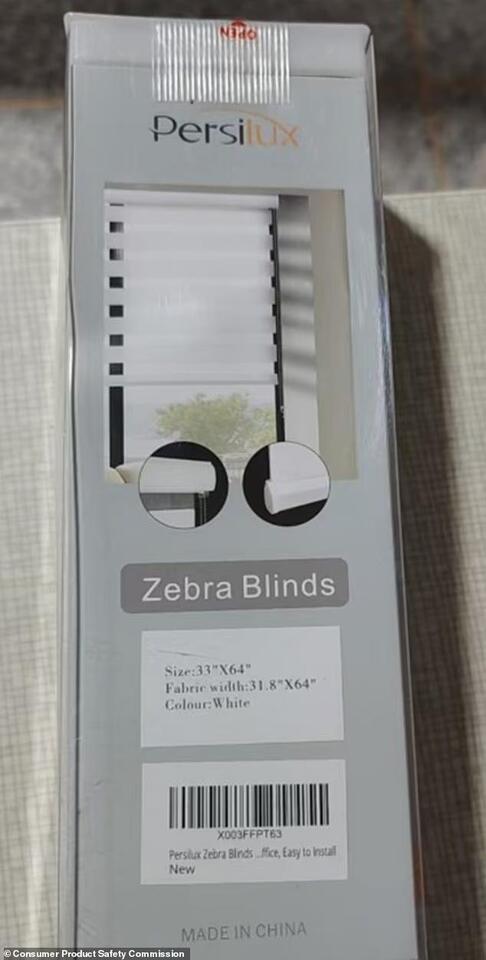 Urgent warning as 133K blinds sold on Amazon recalled over fears they could STRANGLE children