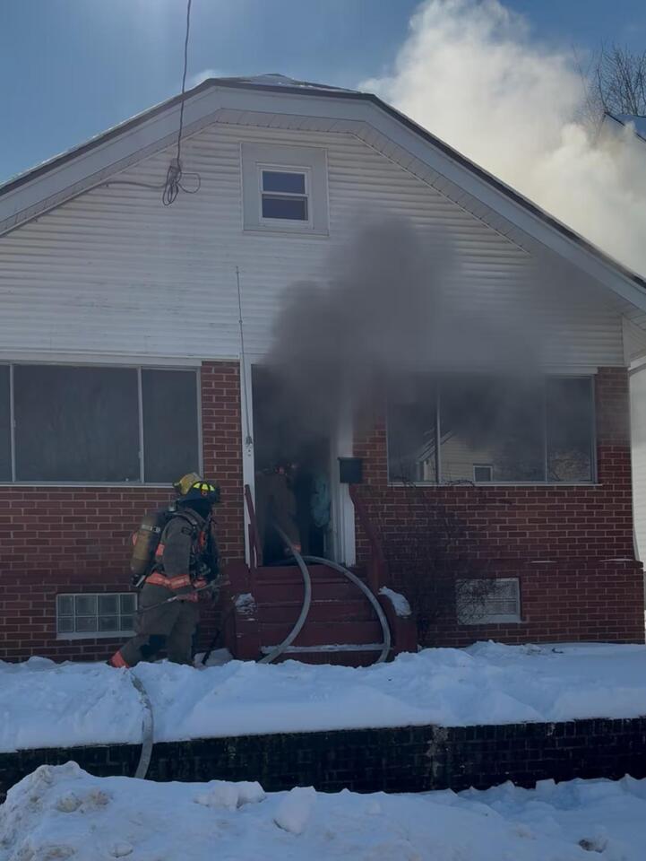 5 dogs and 1 cat rescued from Akron house fire as closest hydrant was ...
