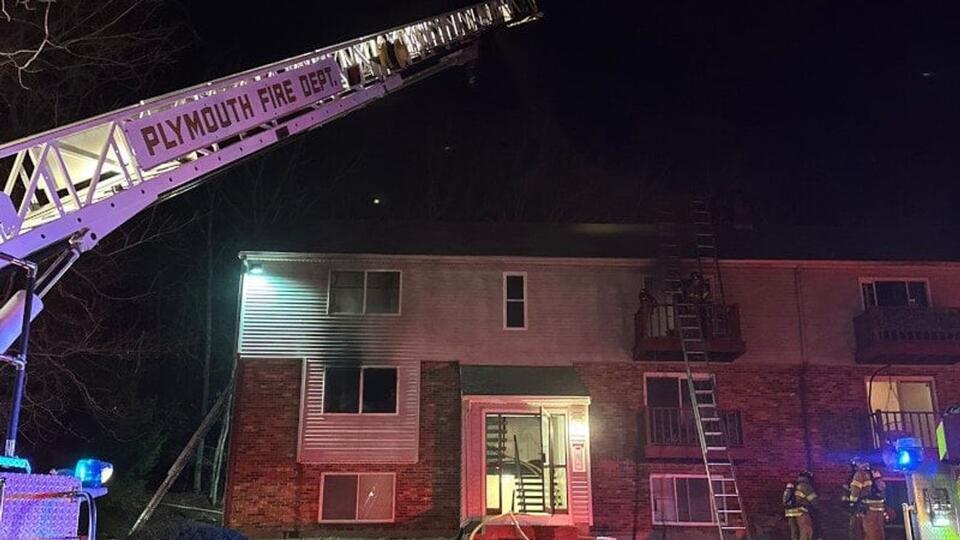 Crews knock down apartment fire in Plymouth - NewsBreak