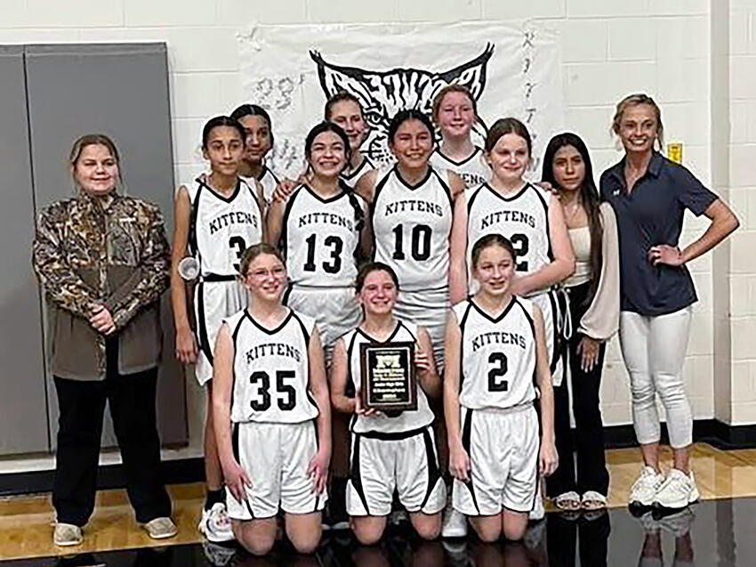 Moulton girls basketball Junior High girls win two games and home