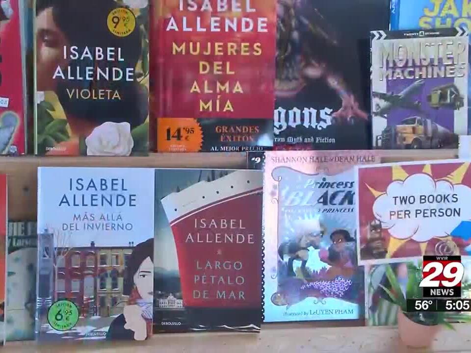 Free Book Bus gets Isabel Allende Spanish book collection