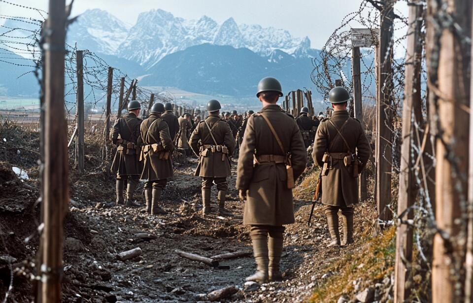 How was Switzerland able to remain neutral and avoid being attacked by Germany during World War II?