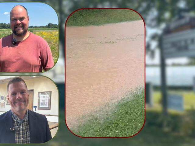 West Bend man worries sediment from city construction project may hurt business