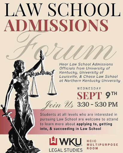 WKU legal studies program hosting admissions forum