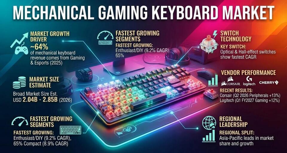 Mechanical Gaming Keyboard Market 2026 - NewsBreak