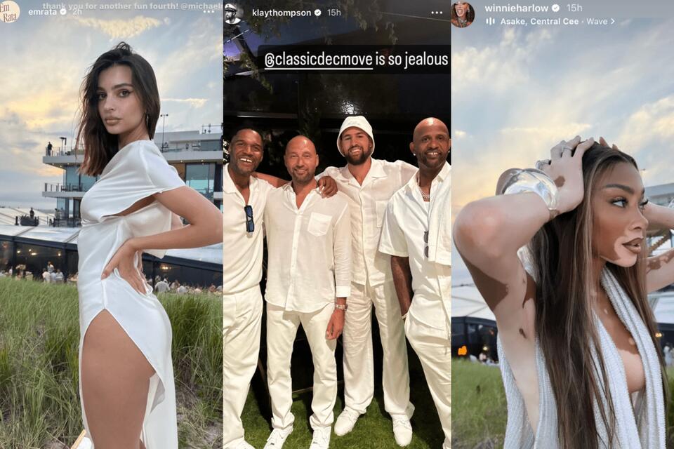 Emily Ratajkowski, Klay Thompson, Winnie Harlow and more celebs take ...