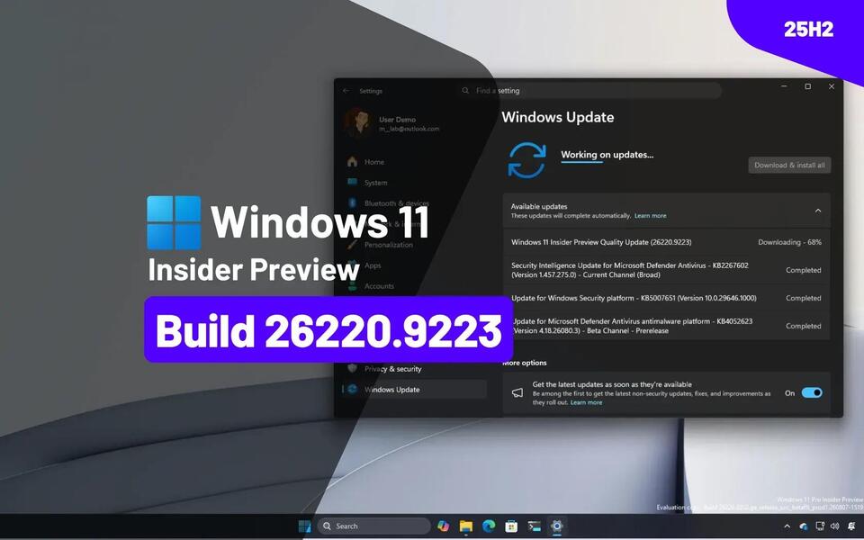 Build 26220.9223 for Windows 11 25H2 gets handy setting for opening apps maximized – Beta