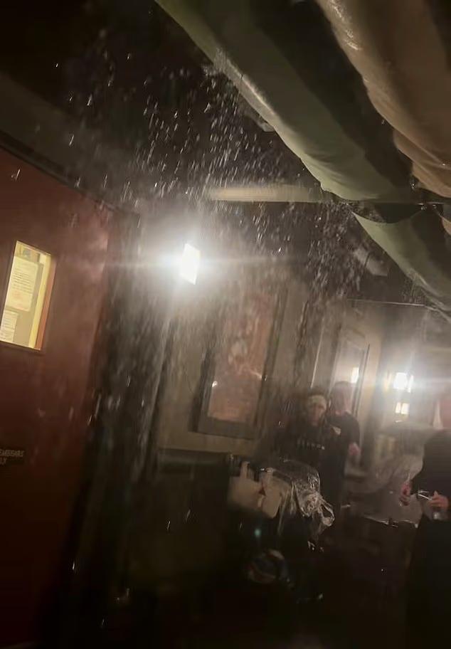 Disneyland descends into chaos as torrential downpour floods park forcing massive shut downs