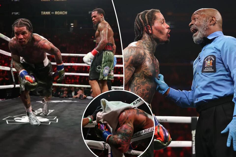 Boxing world stunned as Gervonta Davis-Lamont Roach fight ends in ...