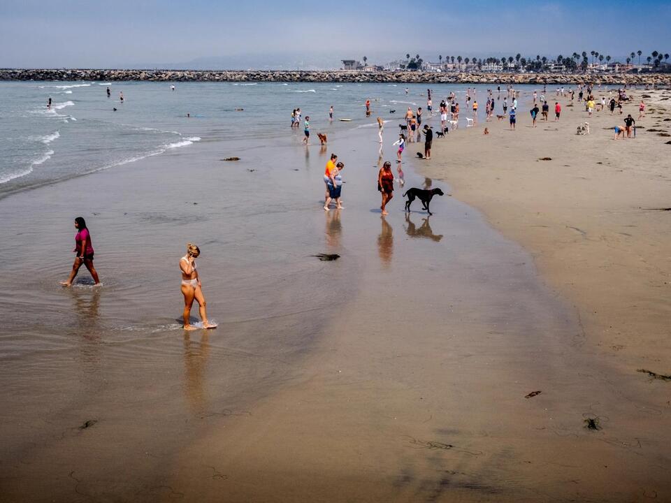 County Coronado Lifeguard Tower, North Beach shorelines reopened