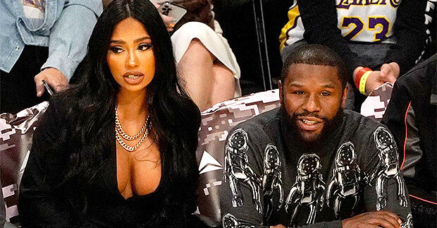 Floyd Mayweather, 44, & Model GF, 24, Sit Courtside At Lakers Game For Date Night – NewsBreak