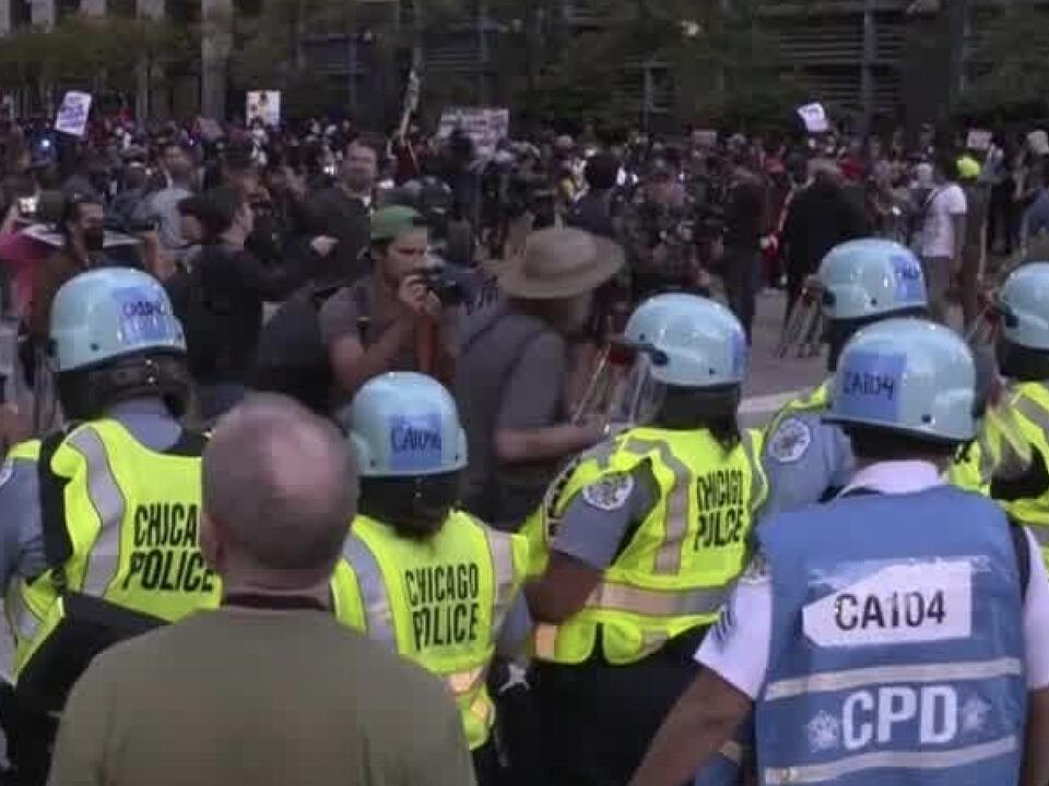 Dozens of protesters arrested Tuesday night after clashing with police ...