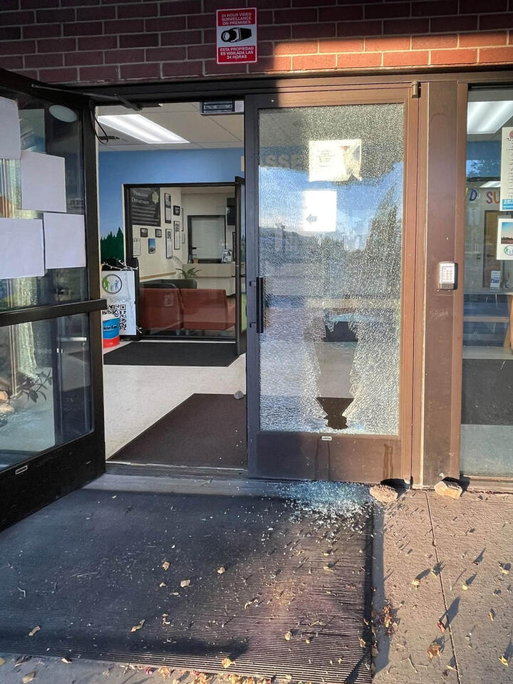 Law Enforcement Seeking Identity of Early Morning Vandal at Lassen District Attorney’s Office