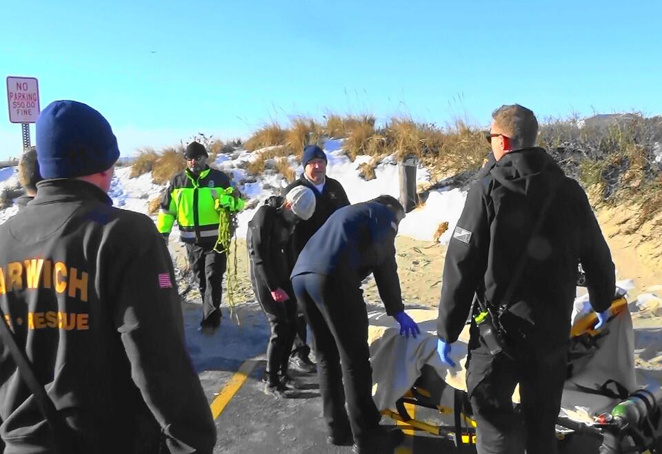 Video: Kayaker cold and wet but OK after capsizing off Red River Beach ...