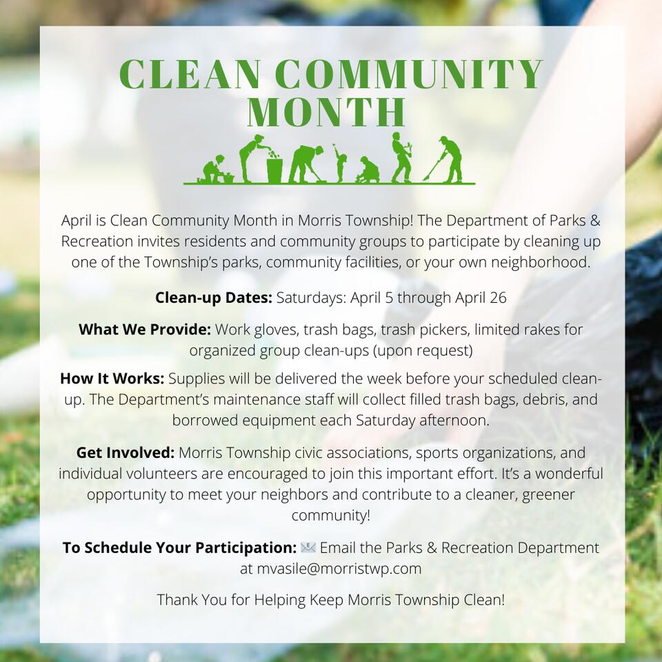April 2025 Clean Community Month! NewsBreak