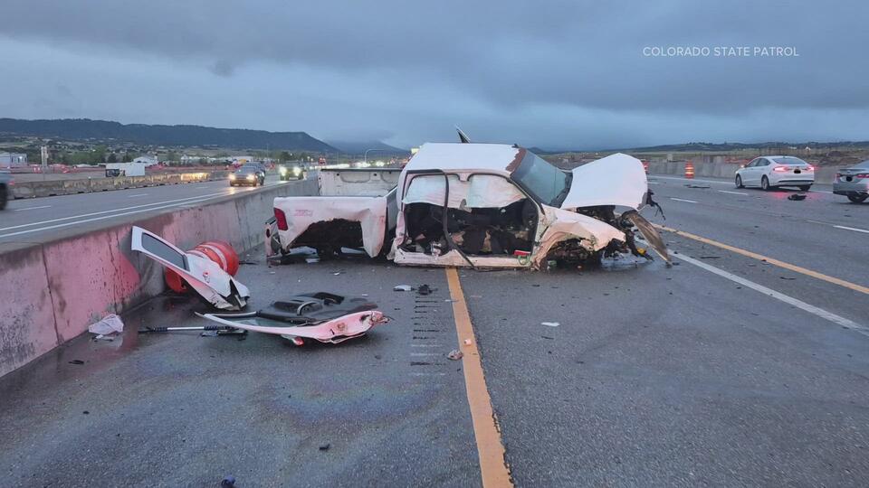 I-25 reopens in Castle Rock after head-on crash involving wrong-way ...