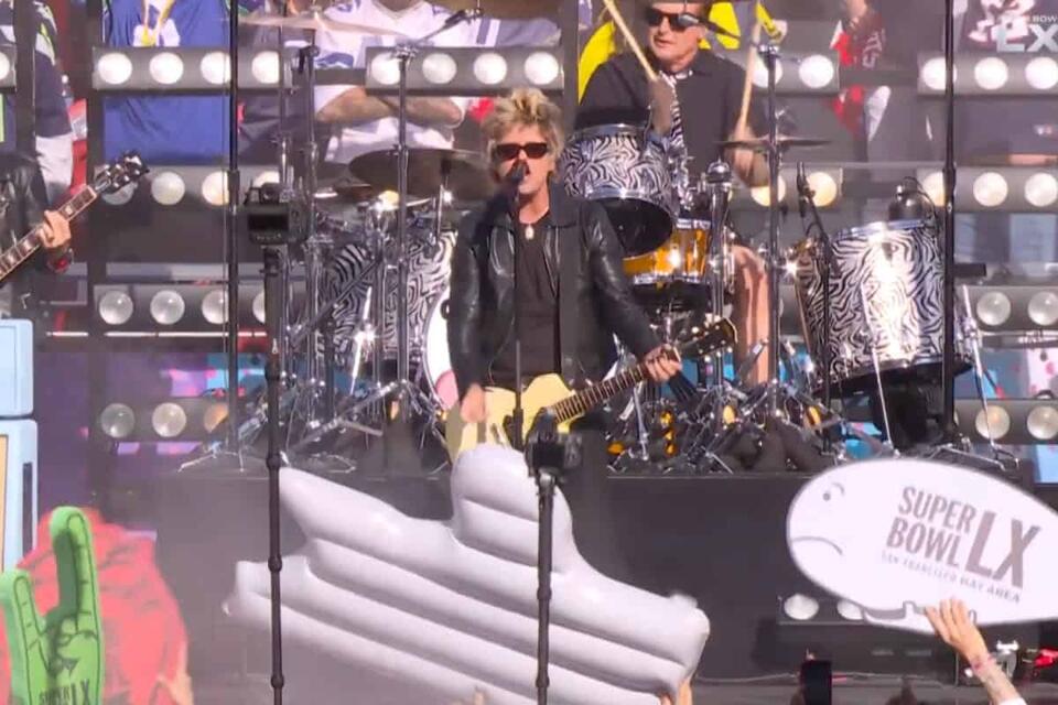 Punk Legends Green Day Kicks Off Super Bowl LX With High-Energy ...