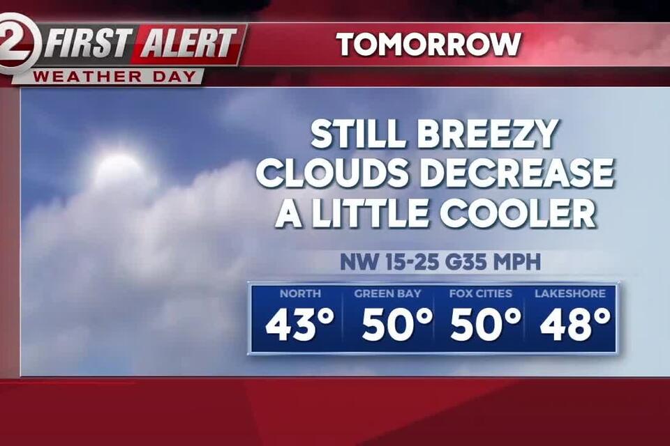 FIRST ALERT WEATHER DAY: GUSTY WINDS & ELEVATED FIRE DANGER - NewsBreak